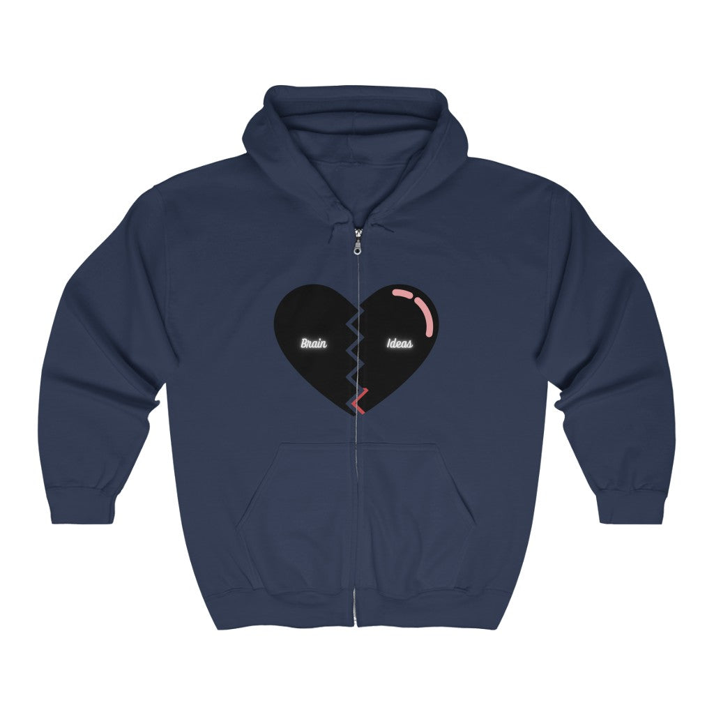 Hoodie with broken heart best sale